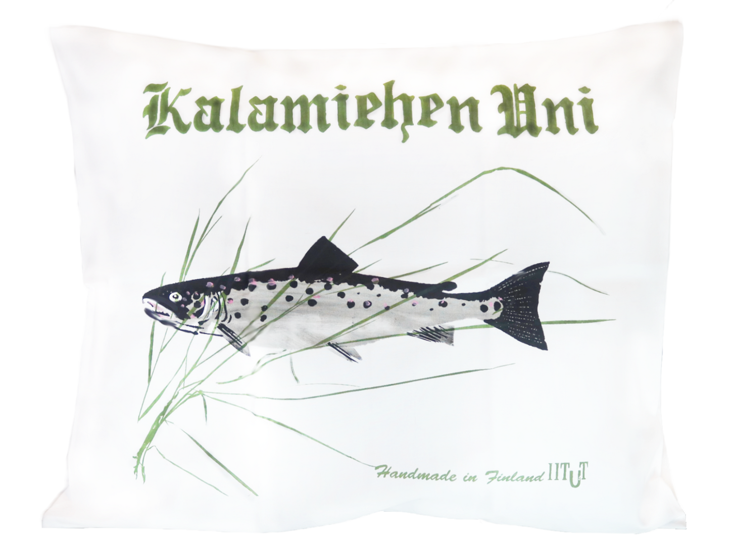 Tyynyliina "Kalamiehen Uni/ Lohi"