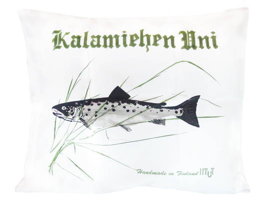 Tyynyliina "Kalamiehen Uni/ Lohi"