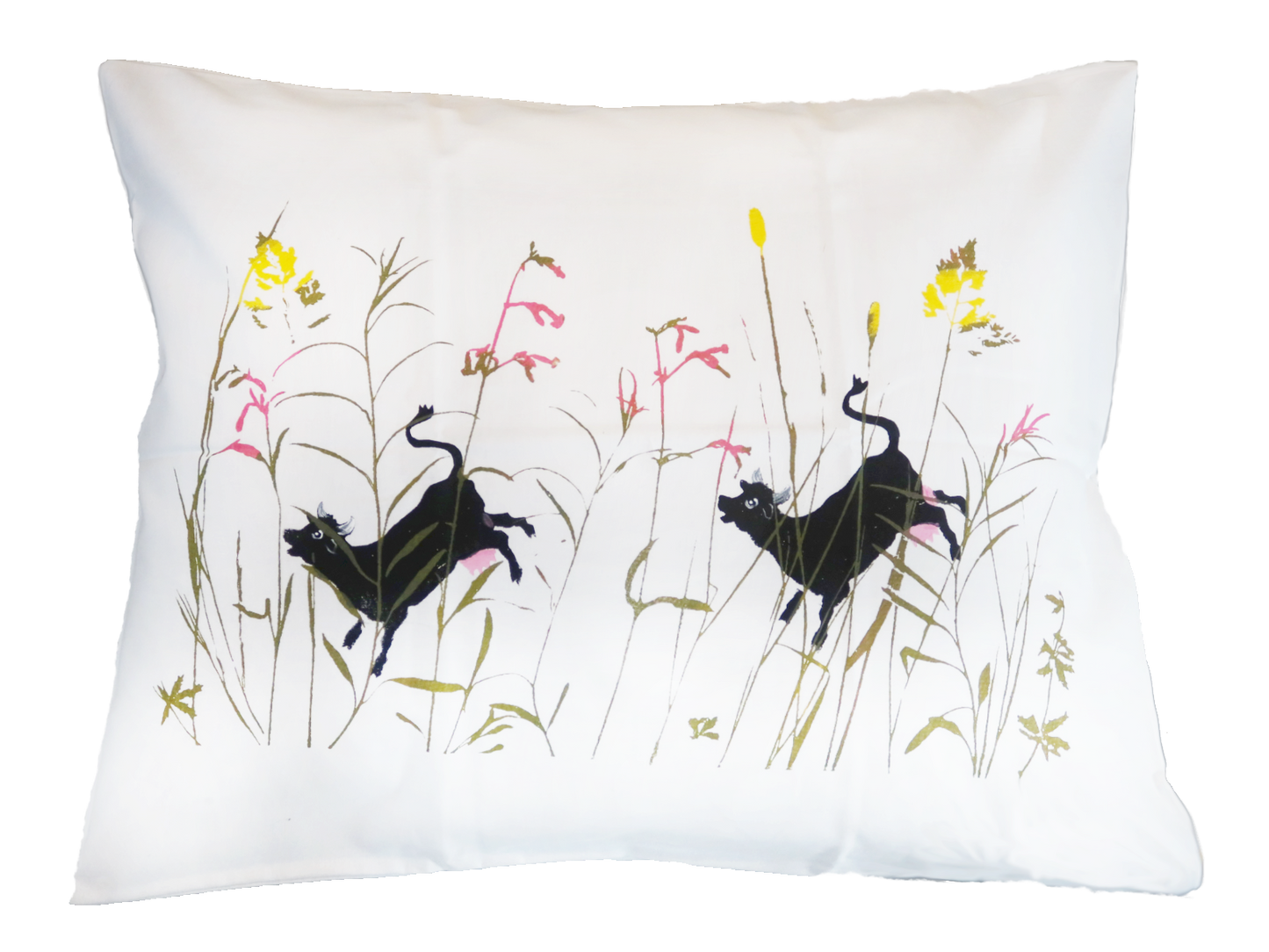 Pillowcase "Cows on summer pasture"